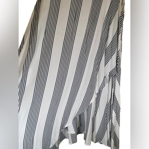 ee:some Sundress White Black Striped Size Medium - Picture 4 of 4